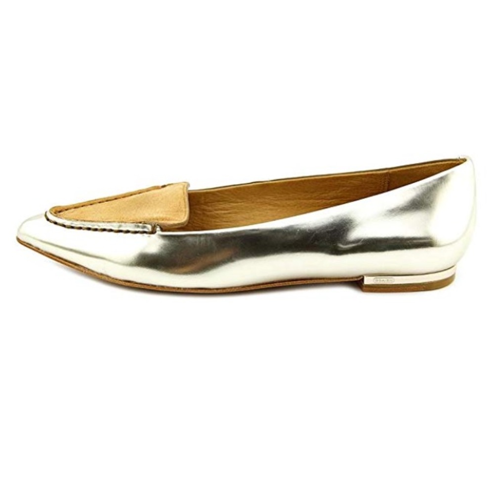 Rare COACH Platinum Flats, Size 8 1/2, NWT - Picture 4 of 6